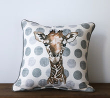 Load image into Gallery viewer, Bunny or Giraffe Printed Pillow
